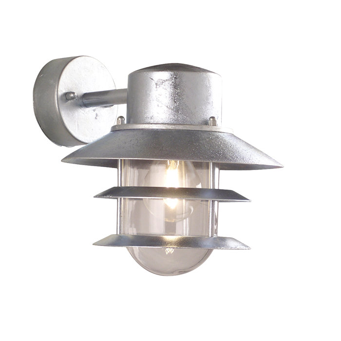 Nordlux Blokhus down vegglampe galvanisert